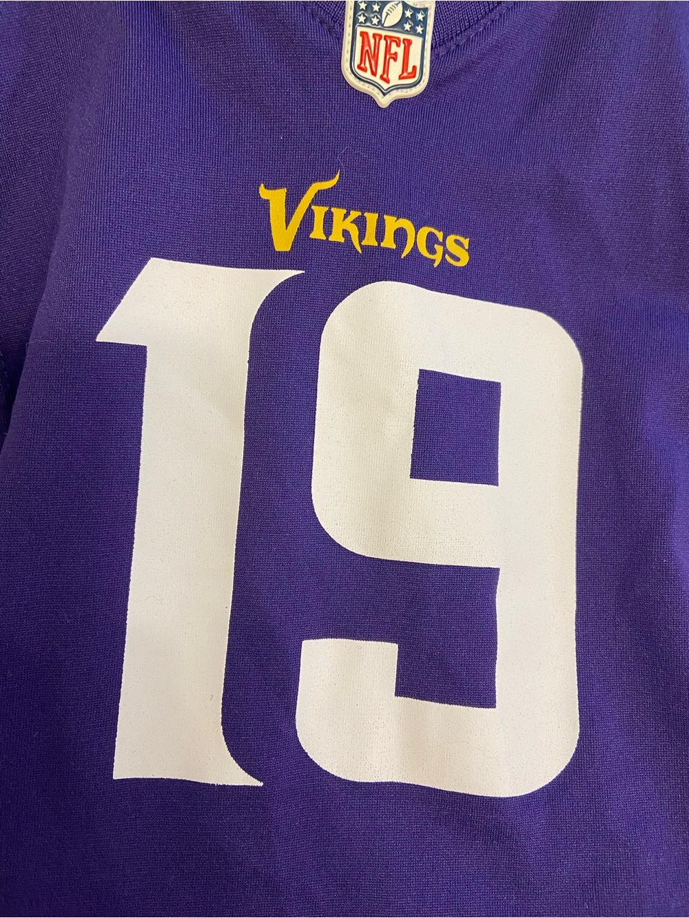 NFL Nike Toddler Unisex Minnesota Vikings Purple #19 Jersey - Picture 4 of 5